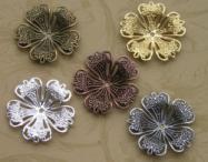 Vintage Floral  Filigree Mixed (5)